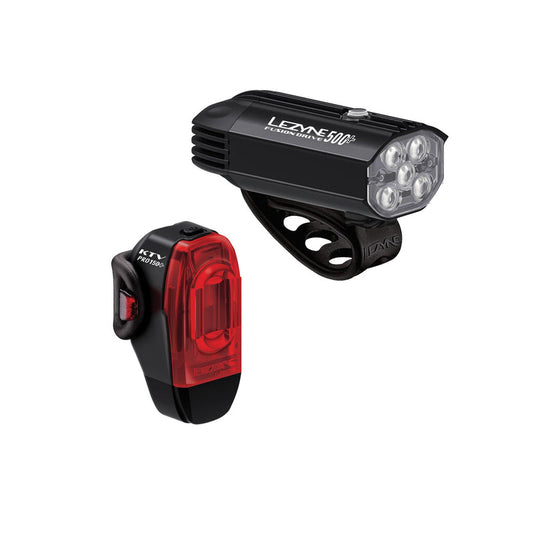 Lezyne Fusion Drive 500+ / Ktv Drive Pro+ Pair Light Set
