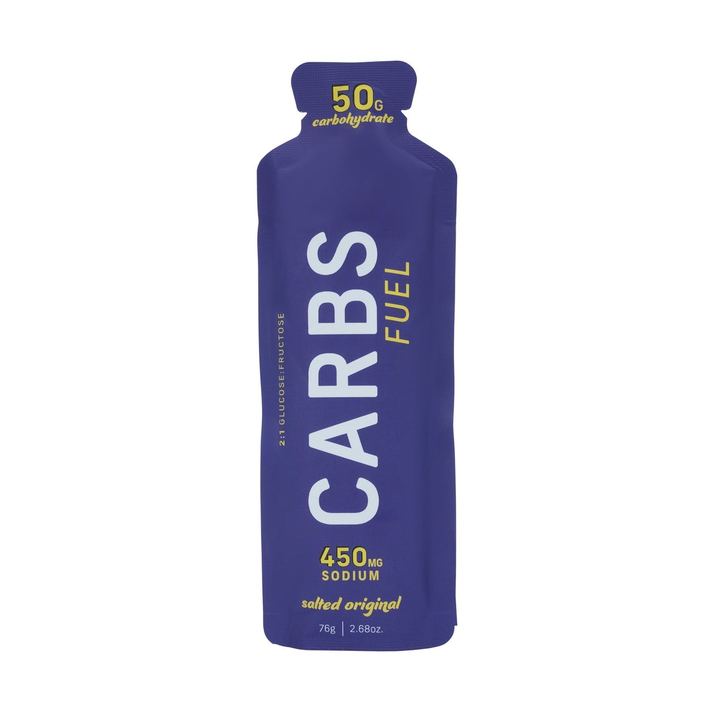 Carbs Fuel 50g Energy Gels 12ct Box Salted Original