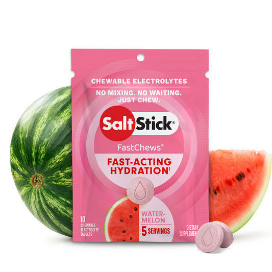 SaltStick FastChews 10ct Packets (Box of 12) Watermelon