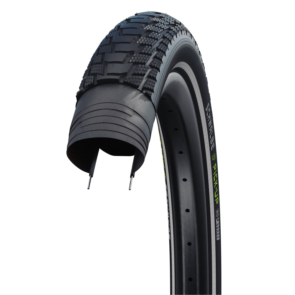 Schwalbe Pick-Up Tire, RaceGuard, Addix E, Wire, Black/Reflective - 27.5 x 2.60