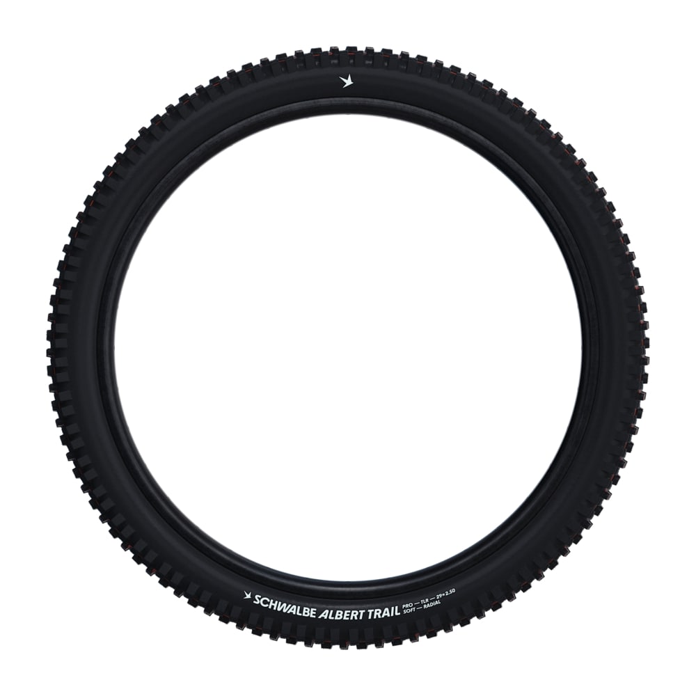 Schwalbe Albert Trail Evo Pro Tire, TLR, Radial, Addix Soft Black - 27.5x2.50