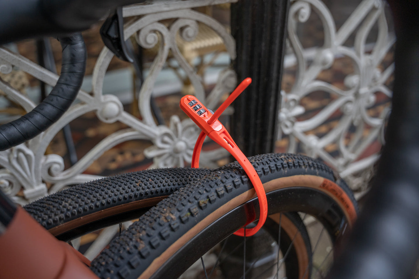 Hiplok Z Lok Combo Security Tie lock V2 Orange