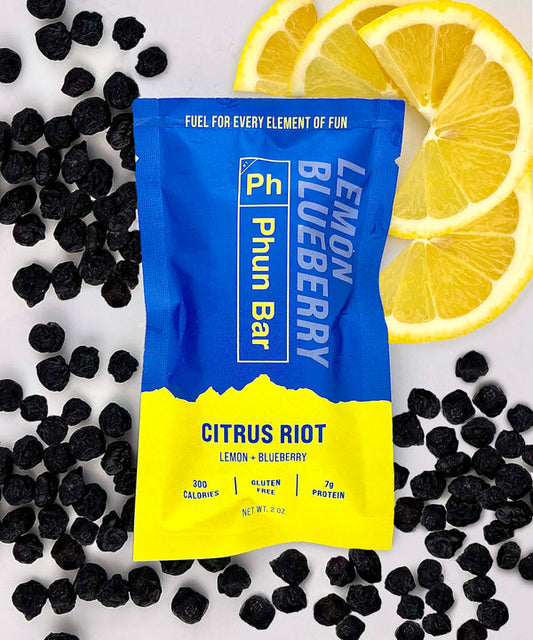 Phun Bar Citrus Riot Lemon Blueberry 12ct Box