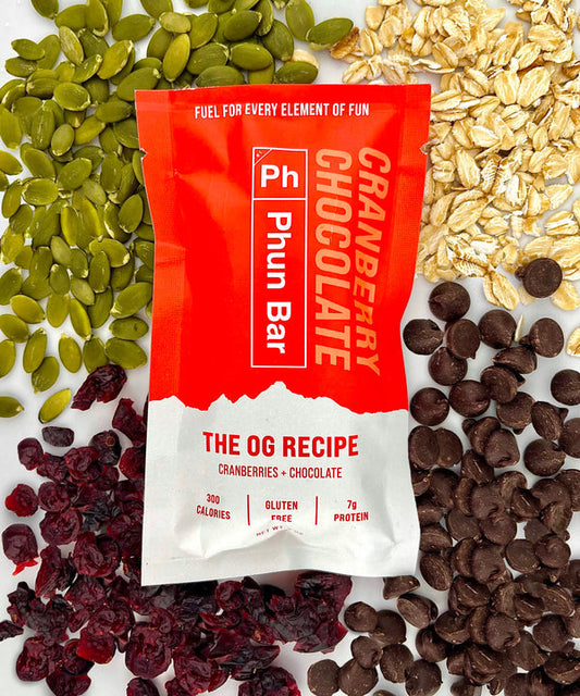 Phun Bar OG Recipe Cranberries + Chocolate 12ct Box