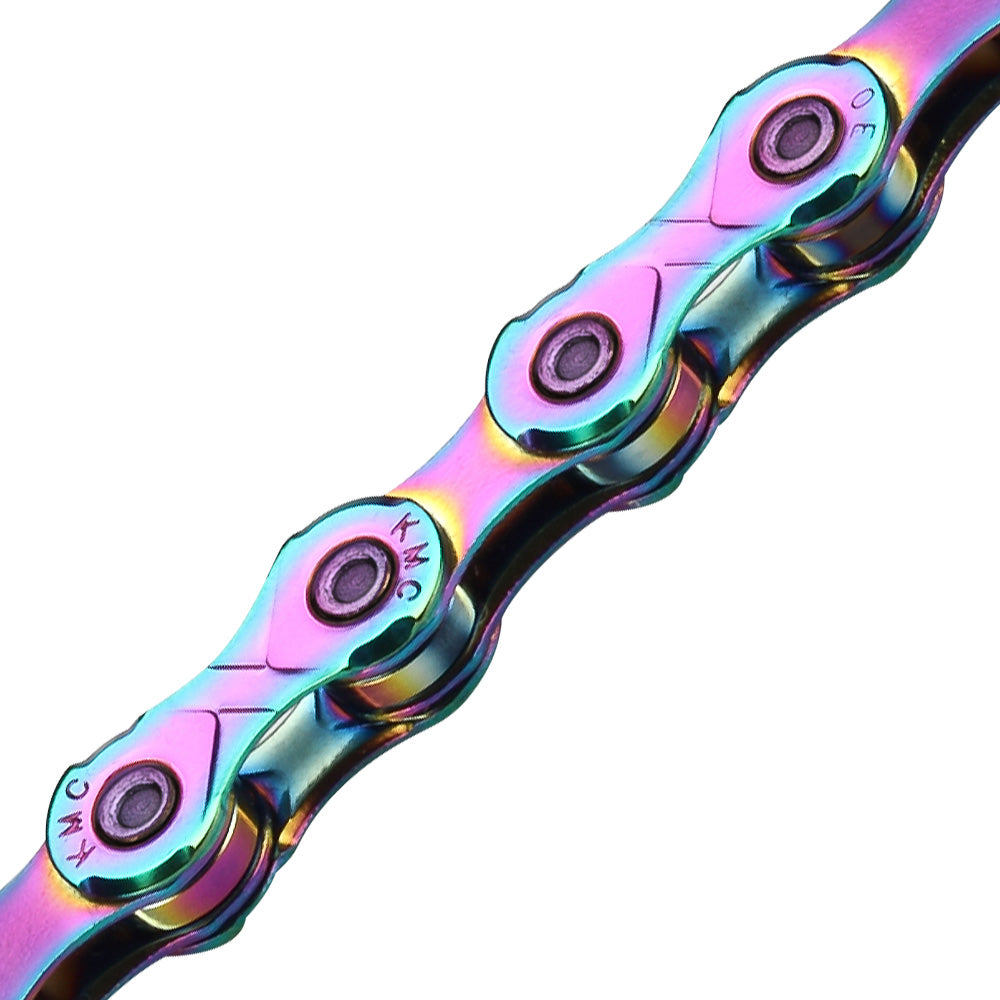 KMC X10 Speed 116L Chain Aurora Oil Slick