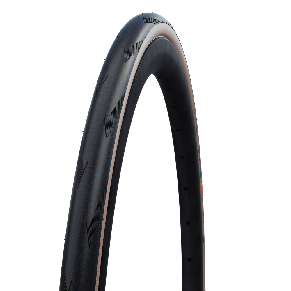 Schwalbe Pro One Tire, Evo, Super Race, V-Guard, Folding, Black - 700 x 25