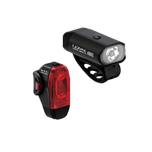 Lezyne Mini Drive 400XL / Ktv Drive Pro+ Pair Light Set