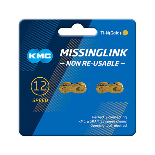 KMC MissingLink 12 Ti Gold, 2 pairs/card