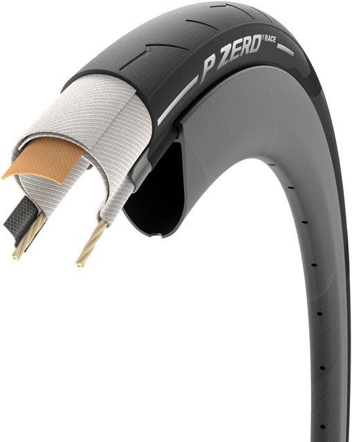 Pirelli P Zero Race Tire, Clincher, TT, Black - 700x28C