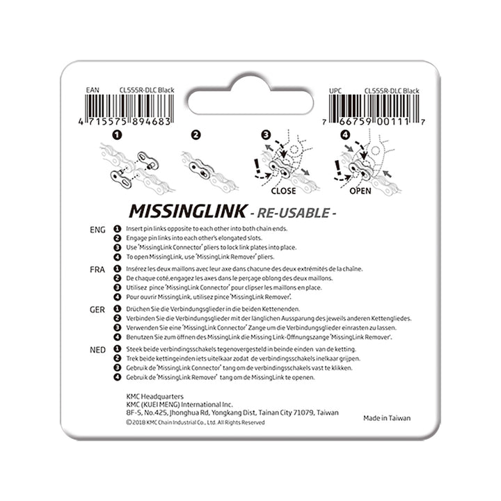 KMC MissingLink DLC 11 Reusable 2 Pairs