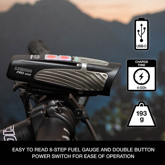 NiteRider Lumina Pro 1000 / Vmax+ 150 Light Set