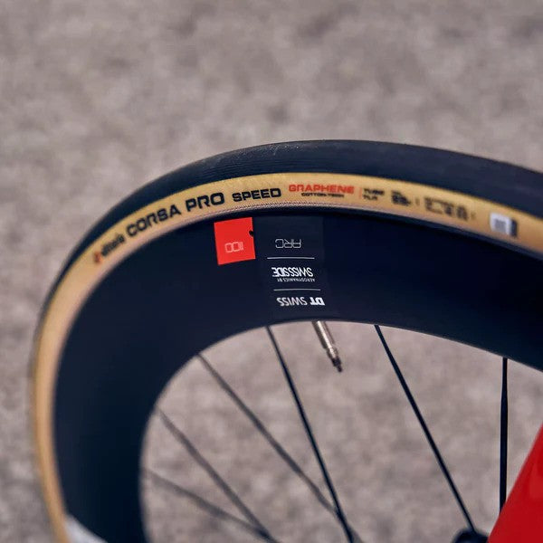 Vittoria Corsa Pro Speed Tire, TLR, Black/Para, G2.0 - 700x24C