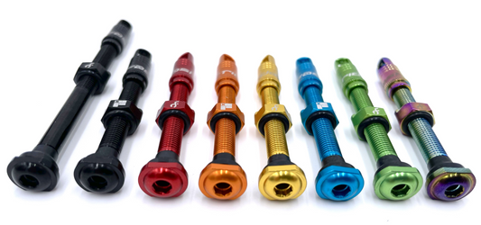 Fix Mfg RideFast Nut Jobs Tubeless Valve Stems 70mm Black