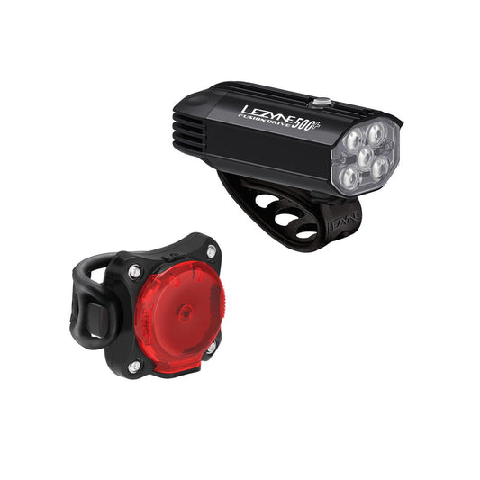 Lezyne Fusion Drive 500+ / Zecto Drive 200+ Pair Light Set