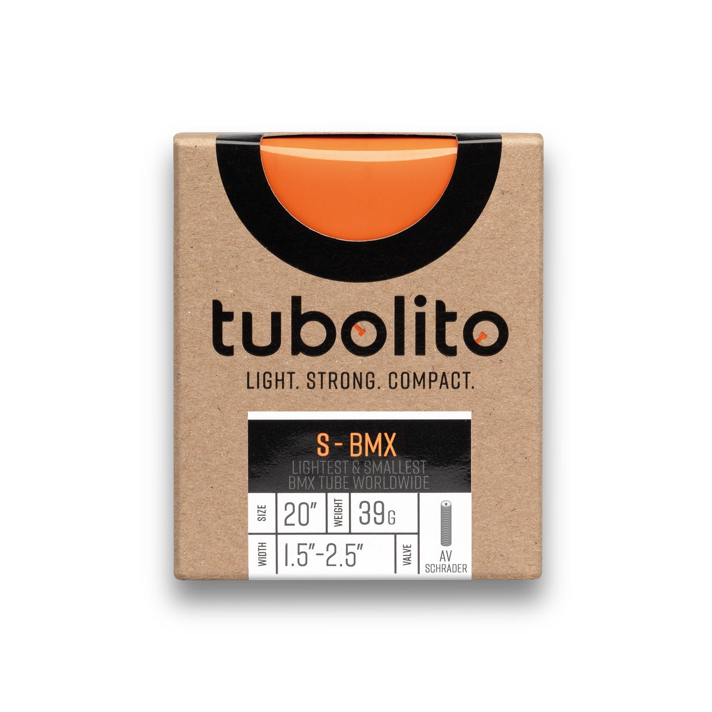 Tubolito S-Tubo BMX 20 x 1.5-2.5" Tube 40mm Schrader Orange