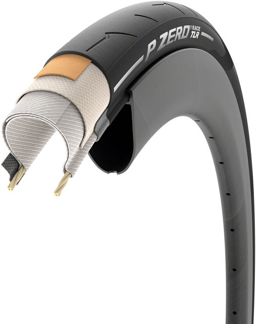 Pirelli P Zero Race Tire, TLR, Black - 700x26C