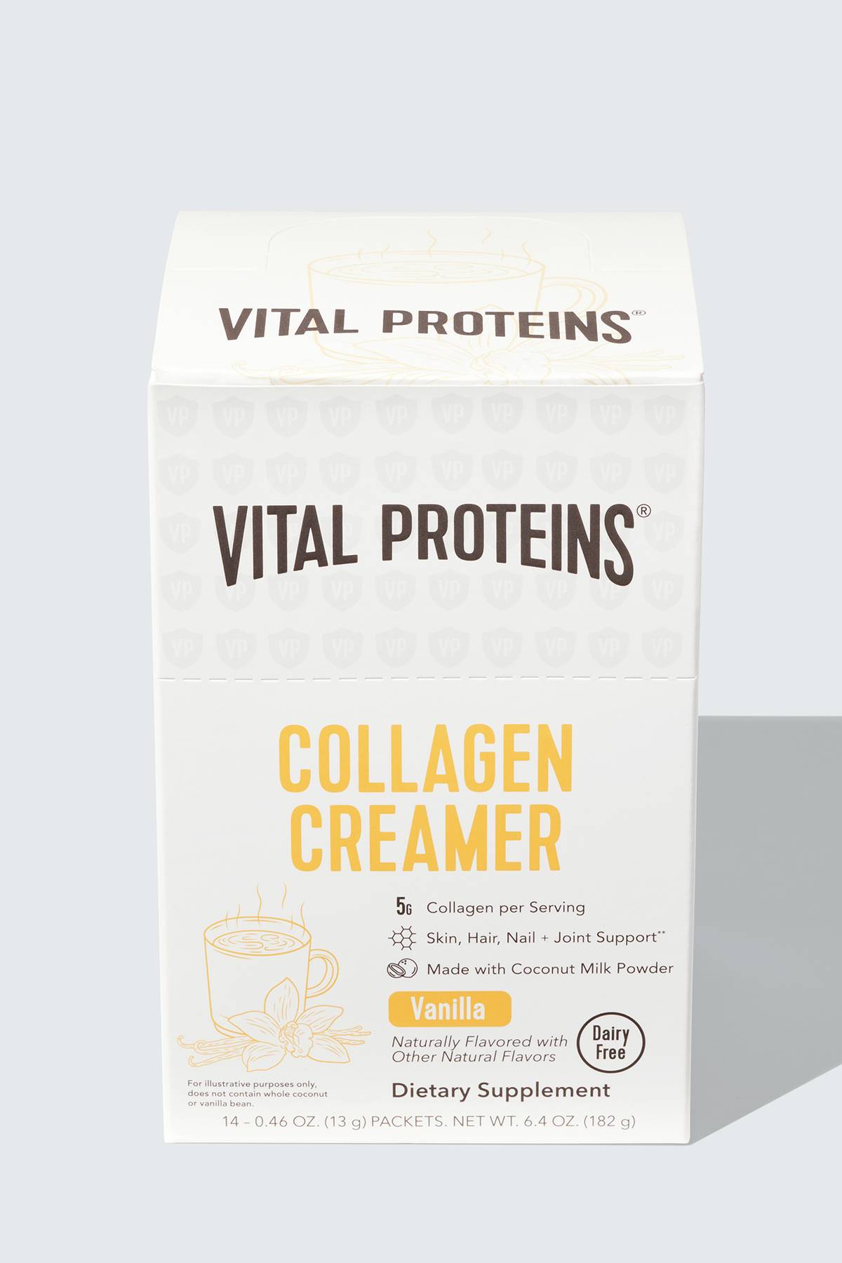 Vital Proteins Collagen Creamer Vanilla Stick Pack Box 14ct