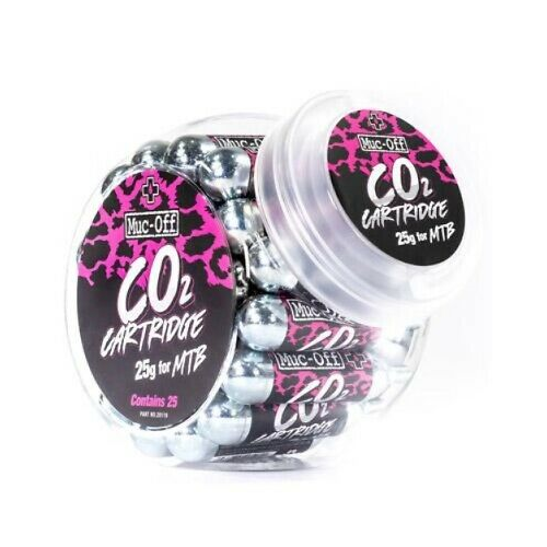 Muc-Off Countertop 25g CO2 Refill Cartridge Jar, QTY 25