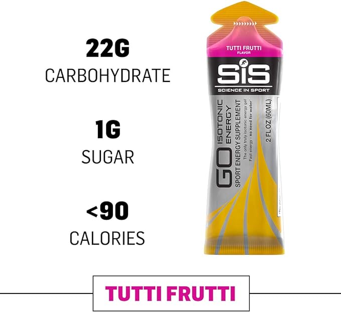 SIS Go Isotonic Energy Gel 60ml 30 Pack Tutti Frutti