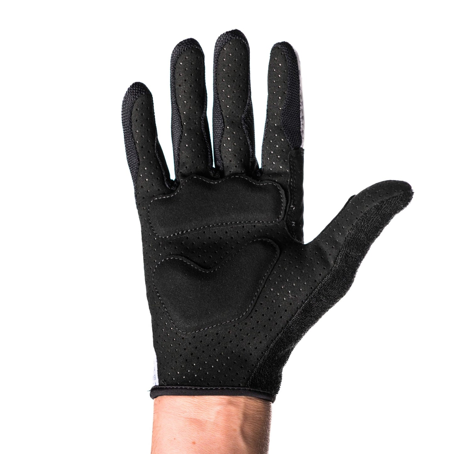 Almsthre Padded Full Finger Glove Sterling Silver S