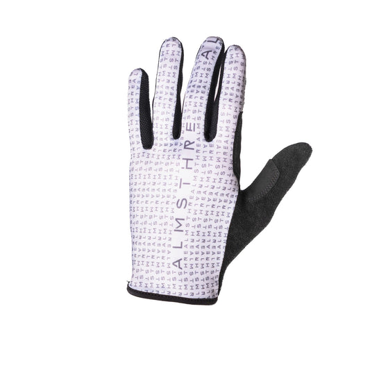 Almsthre Padded Full Finger Glove Sterling Silver M