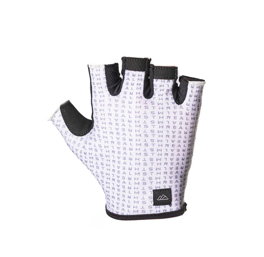 Almsthre Padded Short Finger Glove Sterling Silver L