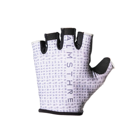 Almsthre Padded Short Finger Glove Sterling Silver L