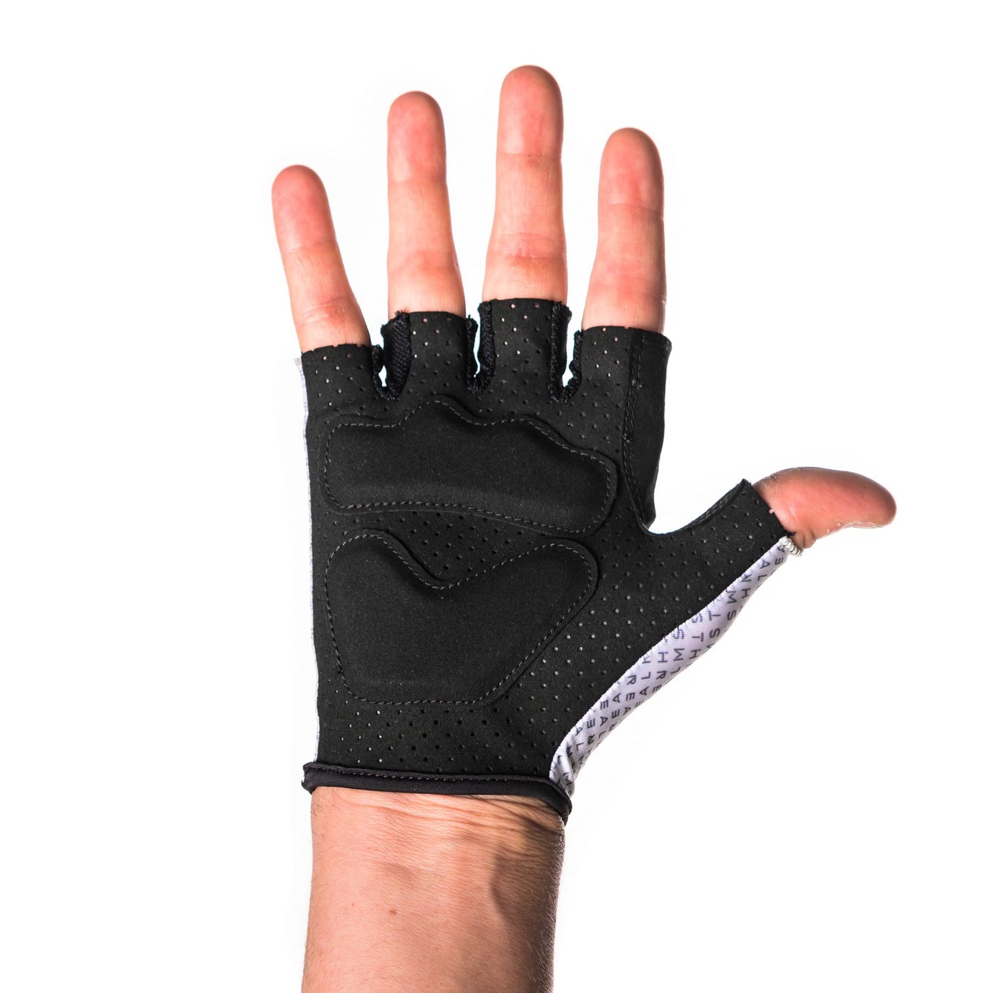 Almsthre Padded Short Finger Glove Sterling Silver XL