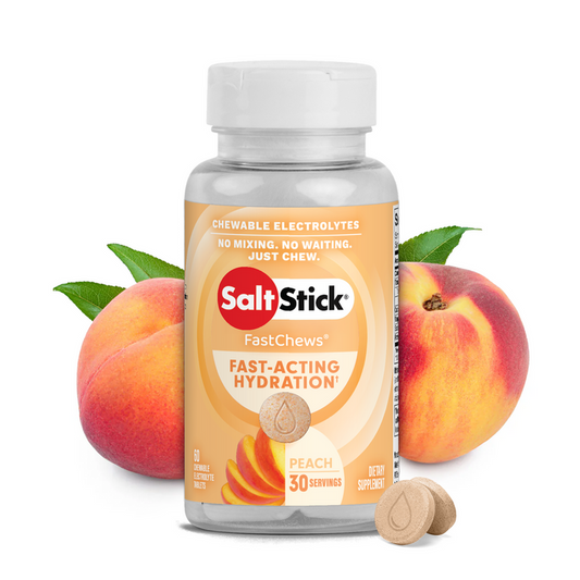 SaltStick FastChews 60ct Bottle Peach