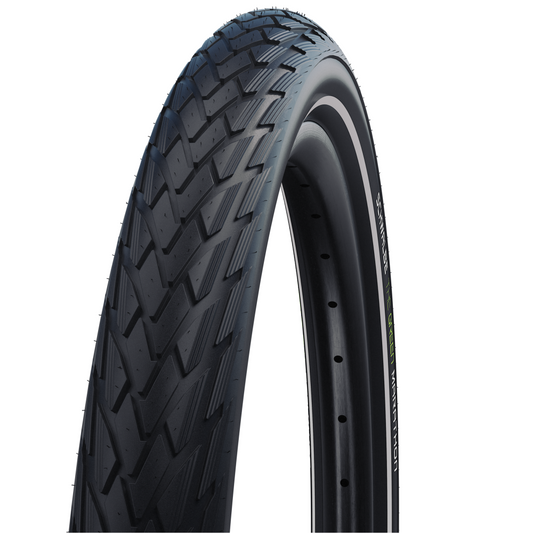Schwalbe Green Marathon Tire, GreenGuard, Addix Eco, Wire, Black/Reflective - 700 x 38
