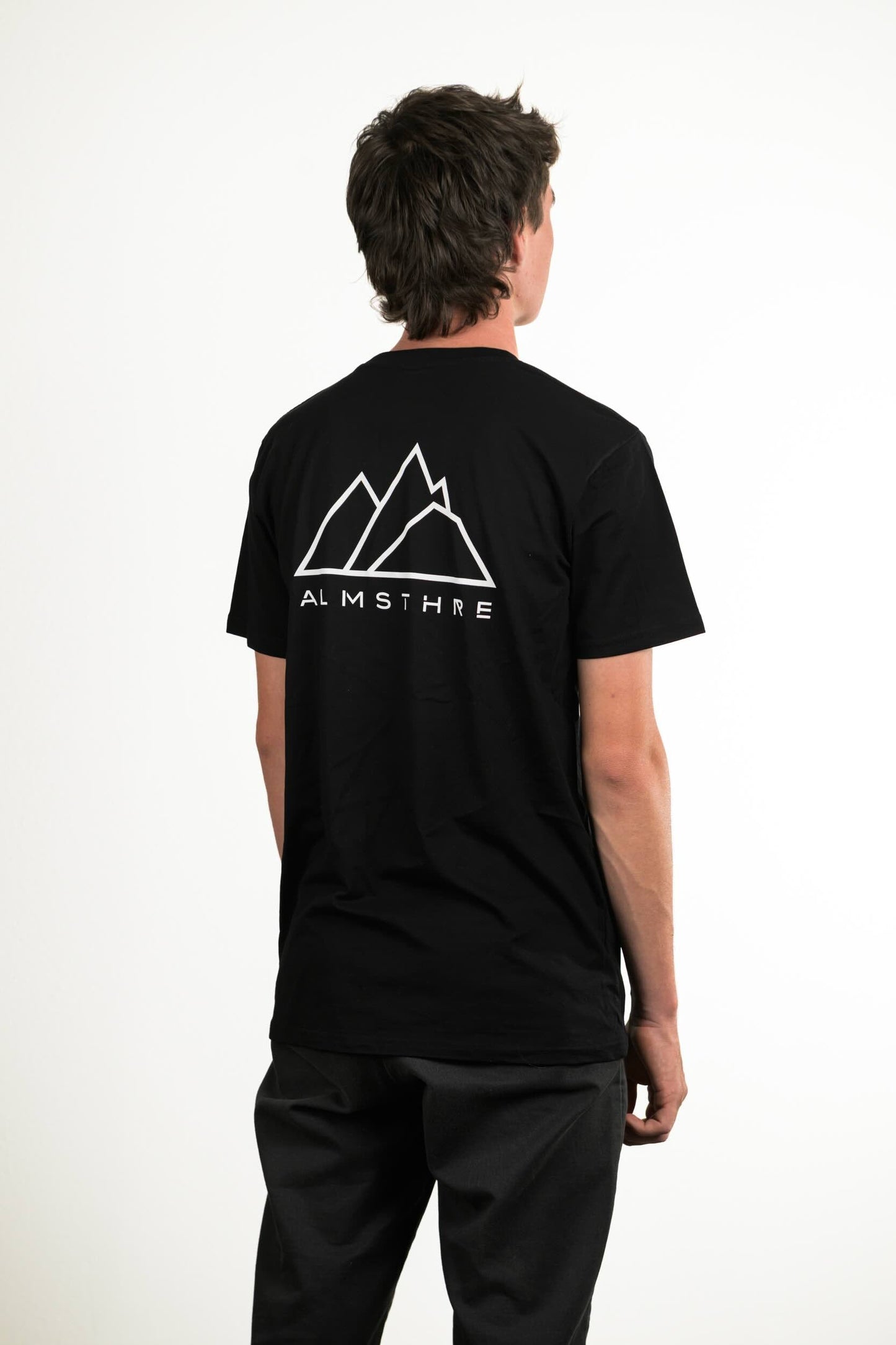 Almsthre T-Shirt White Logo Small