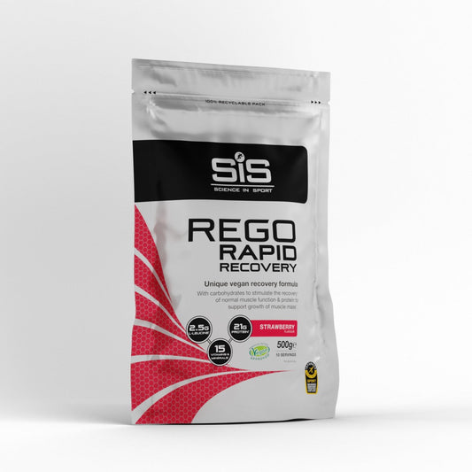 SIS Rego Rapid Recovery Powder 500g 10 Servings Strawberry