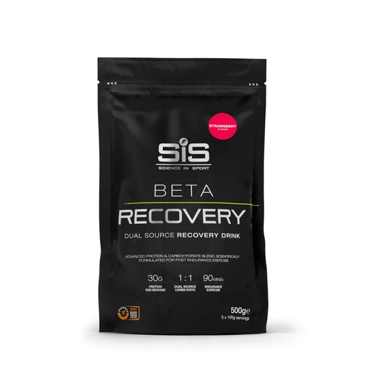 SIS Beta Recovery Powder 500g 5 Servings Strawberry