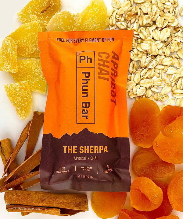 Phun Bar The Sherpa Apricot + Chai 12ct Box