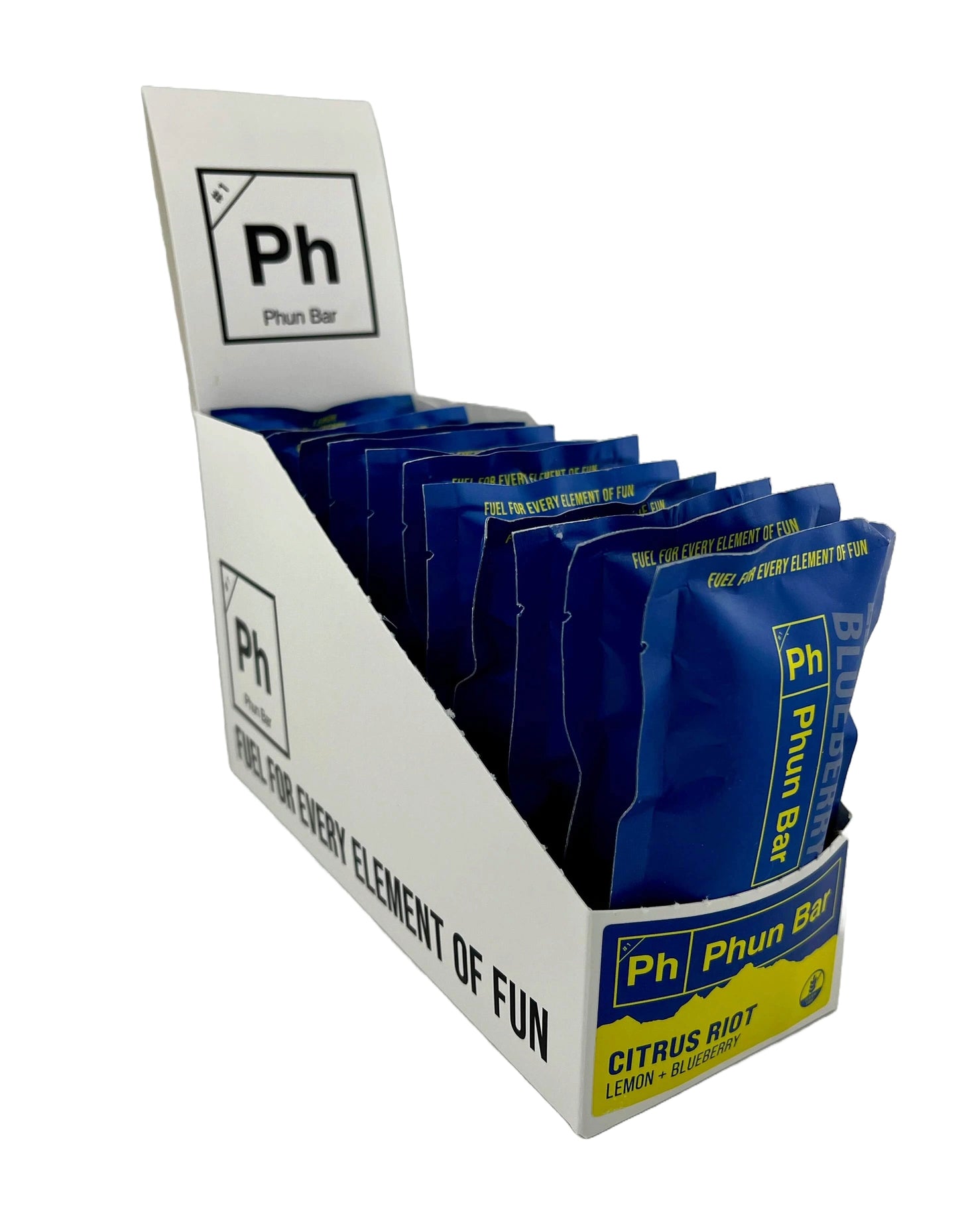 Phun Bar Citrus Riot Lemon Blueberry 12ct Box