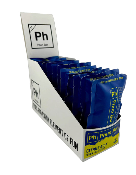 Phun Bar Citrus Riot Lemon Blueberry 12ct Box