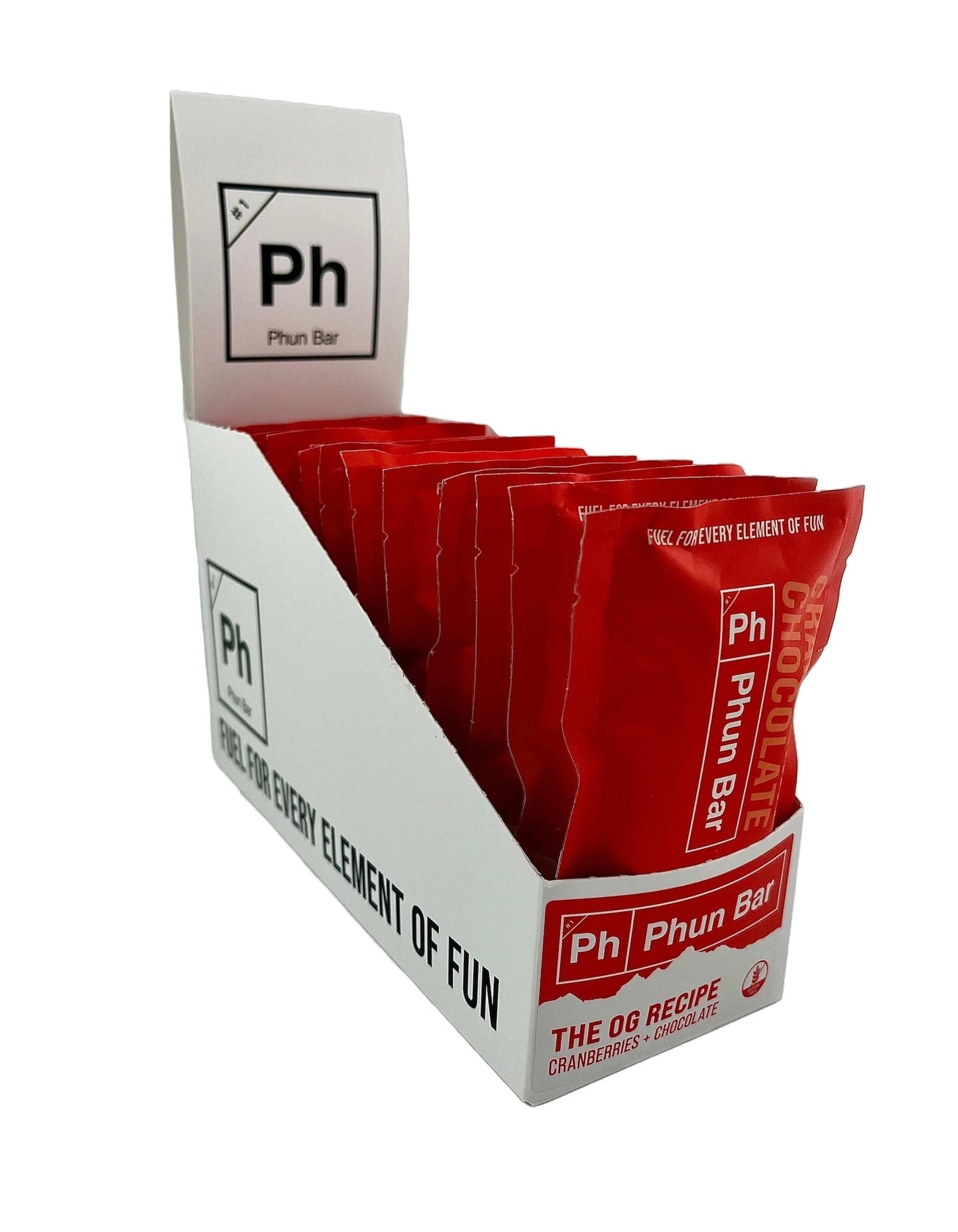 Phun Bar OG Recipe Cranberries + Chocolate 12ct Box