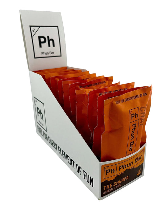 Phun Bar The Sherpa Apricot + Chai 12ct Box