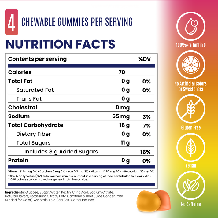 Saltstick Energy Gummies 10 Packs OMG (Orange, Mango & Guava)