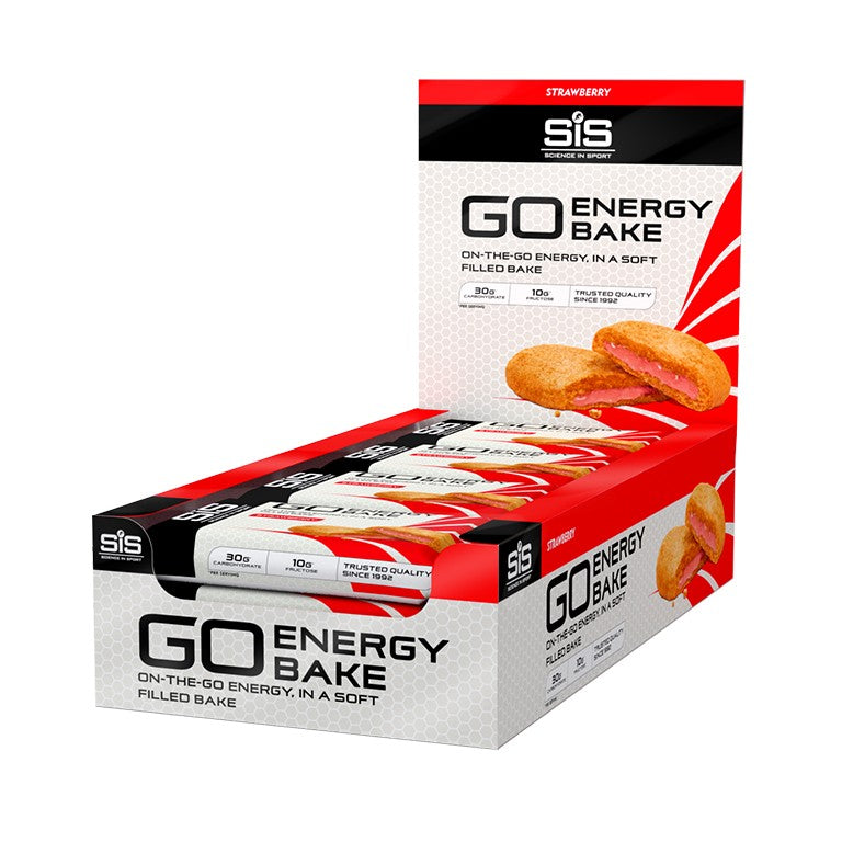 SIS Go Energy Bake Bar 50g 12 Pack Strawberry