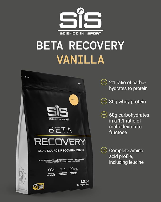 SIS Beta Recovery Powder 1.5kg 15 Servings Vanilla