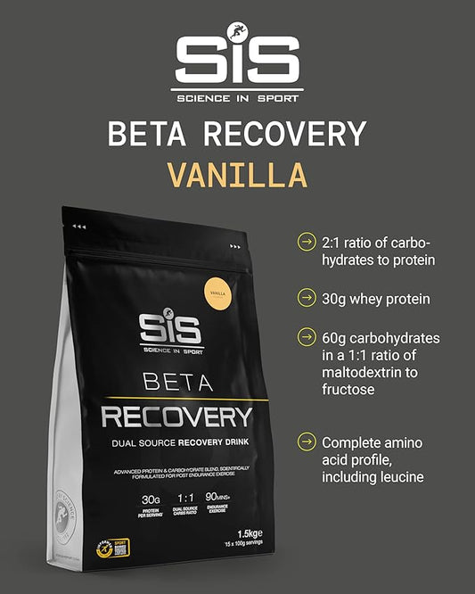 SIS Beta Recovery Powder 1.5kg 15 Servings Vanilla
