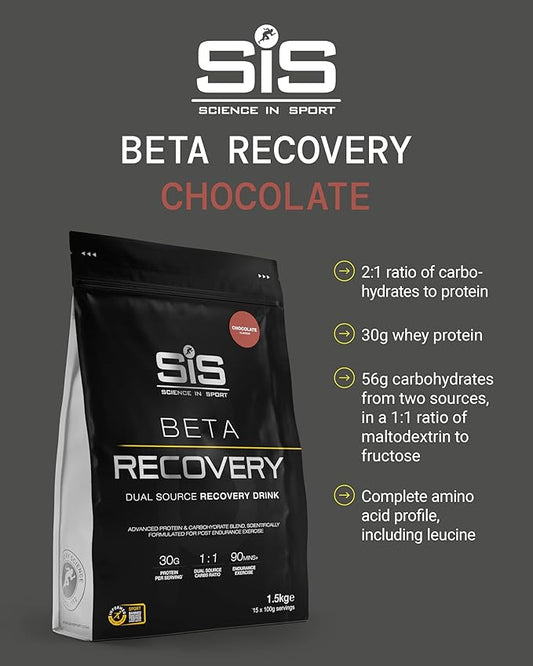 SIS Beta Recovery Powder 1.5kg 15 Servings Chocolate