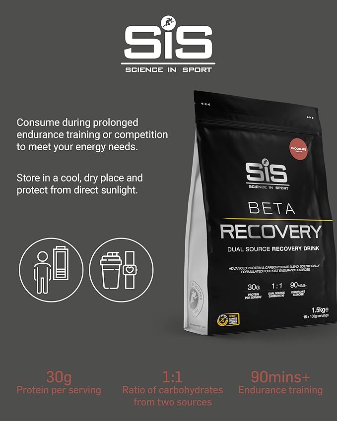 SIS Beta Recovery Powder 1.5kg 15 Servings Chocolate