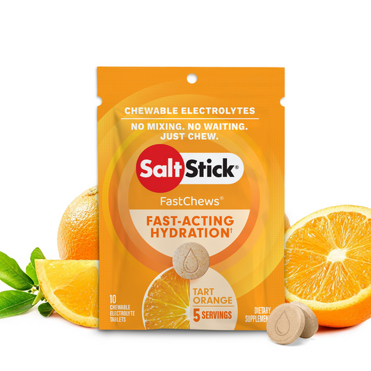 SaltStick FastChews 10ct Packets (Box of 12) Orange