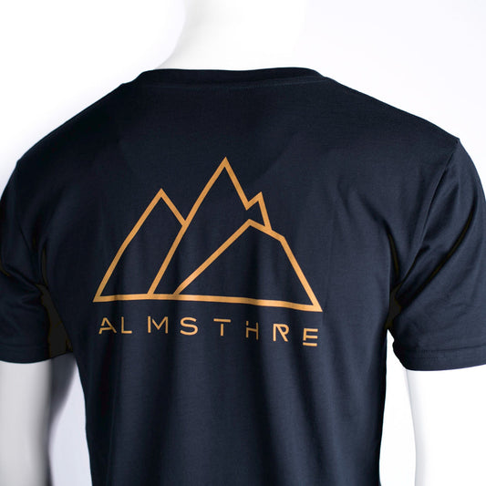 Almsthre T-Shirt Gold Logo X-Large
