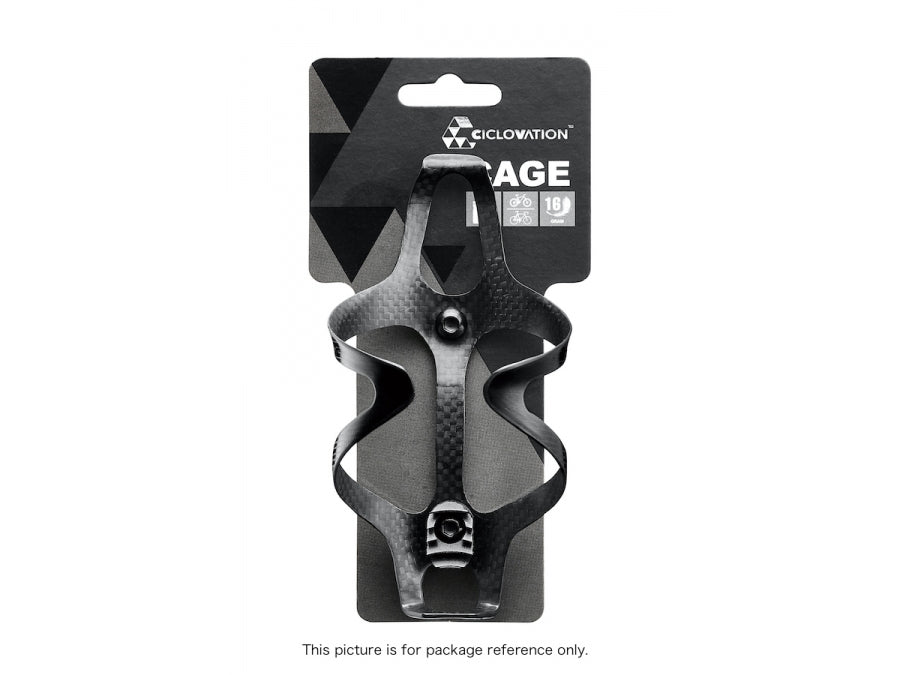 Ciclovation Premium Carbon Cage Diamond Black