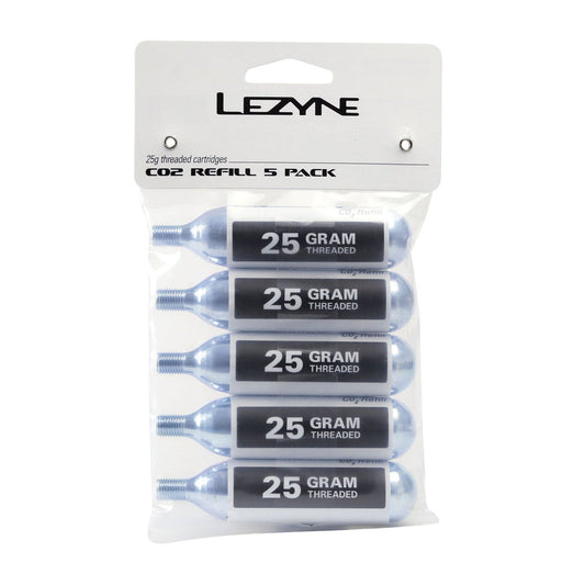 Lezyne 25G Co2 Refill 5 Pack
