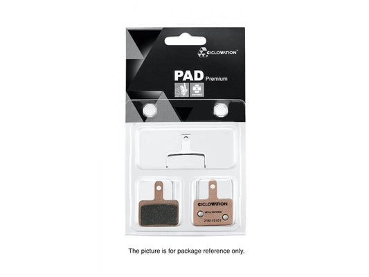 Ciclovation Disc Brake Pad Shimano LX T675, Deore T615 (B-Type) Sintered Metallic Compound