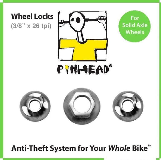 Pinhead Solid Axle Wheel Lock 3/8"